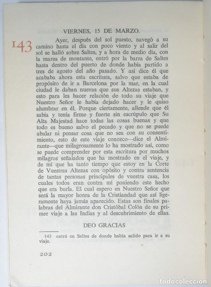 Libros de segunda mano: DIARIO DE COL&Oacute;N. PR&Oacute;LOGO DE GREGORIO MARA&Ntilde;&Oacute;N. 1968. - Foto 6
