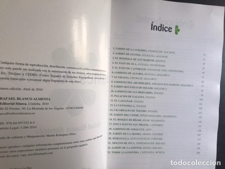 Libros de segunda mano: Jardines arcanos. Rafael Blanco. Muy dif&iacute;cil. Como nuevo - Foto 3