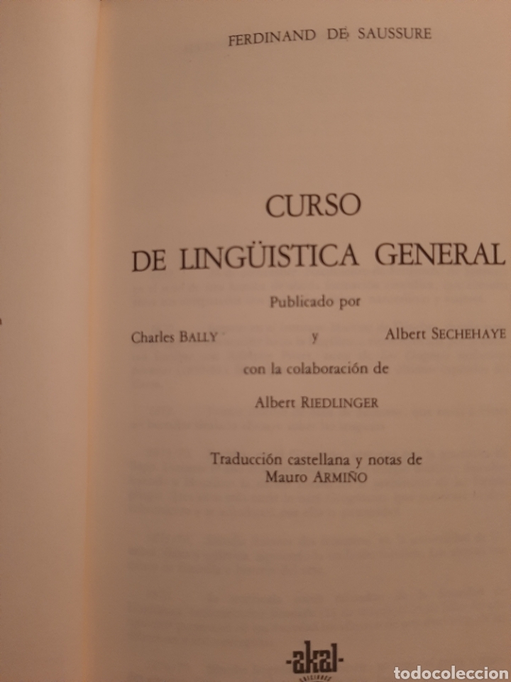 Libros de segunda mano: CURSO DE LING&Uuml;&Iacute;STICA GENERAL - Foto 4
