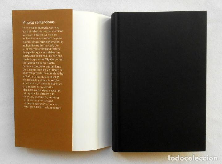 Libros de segunda mano: MIGAJAS SENTENCIOSAS - QUEVEDO ED. CIRCULO LECTORES - Foto 2