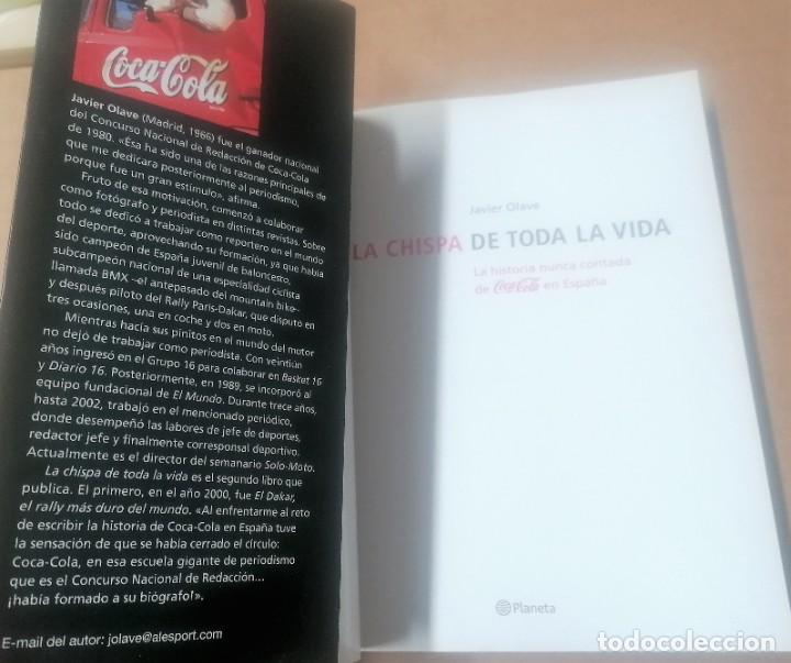 Libros de segunda mano: Javier Olave, La chispa de toda la vida. La historia nunca contada de Coca Cola - Foto 6