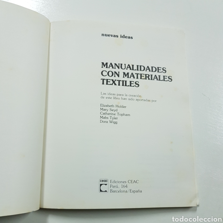Libros de segunda mano: MANUALIDADES CON MATERIALES TEXTILES - CEAC - Foto 2
