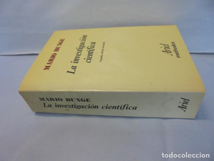 Libros de segunda mano: LA INVESTIGACION CIENTIFICA. MARIO BUNGE. EDITORIAL ARIEL METHODOS. 1983 - Foto 3