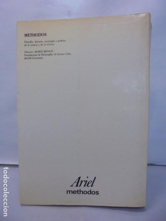 Libros de segunda mano: LA INVESTIGACION CIENTIFICA. MARIO BUNGE. EDITORIAL ARIEL METHODOS. 1983 - Foto 23