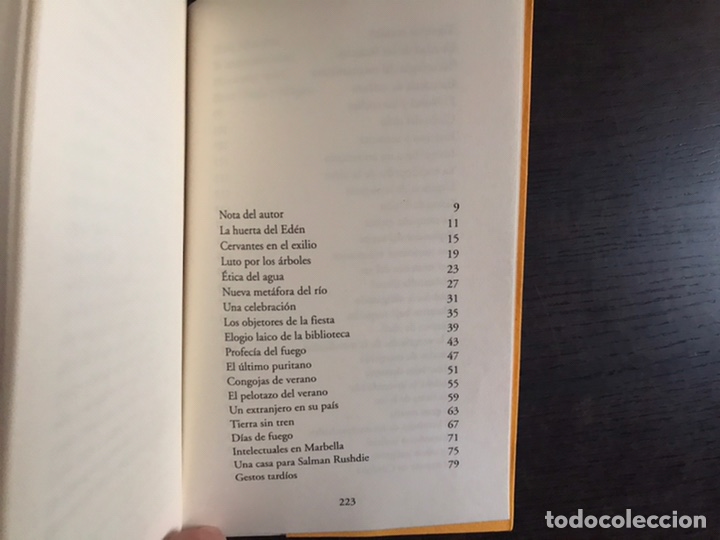 Libros de segunda mano: La huerta del Ed&eacute;n. Antonio Mu&ntilde;oz Molina - Foto 3