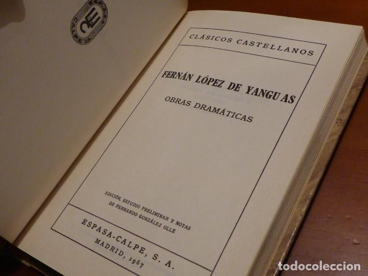Libros de segunda mano: OBRAS DRAM&Aacute;TICAS. L&Oacute;PEZ DE YANGUAS - Foto 3