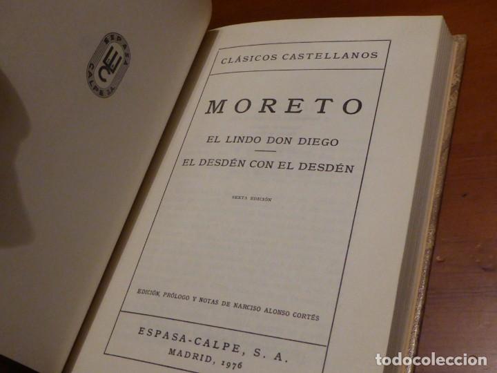 Libros de segunda mano: EL LINDO DON DIEGO Y EL DESD&Eacute;N CON EL DESD&Eacute;N. MORETO - Foto 2