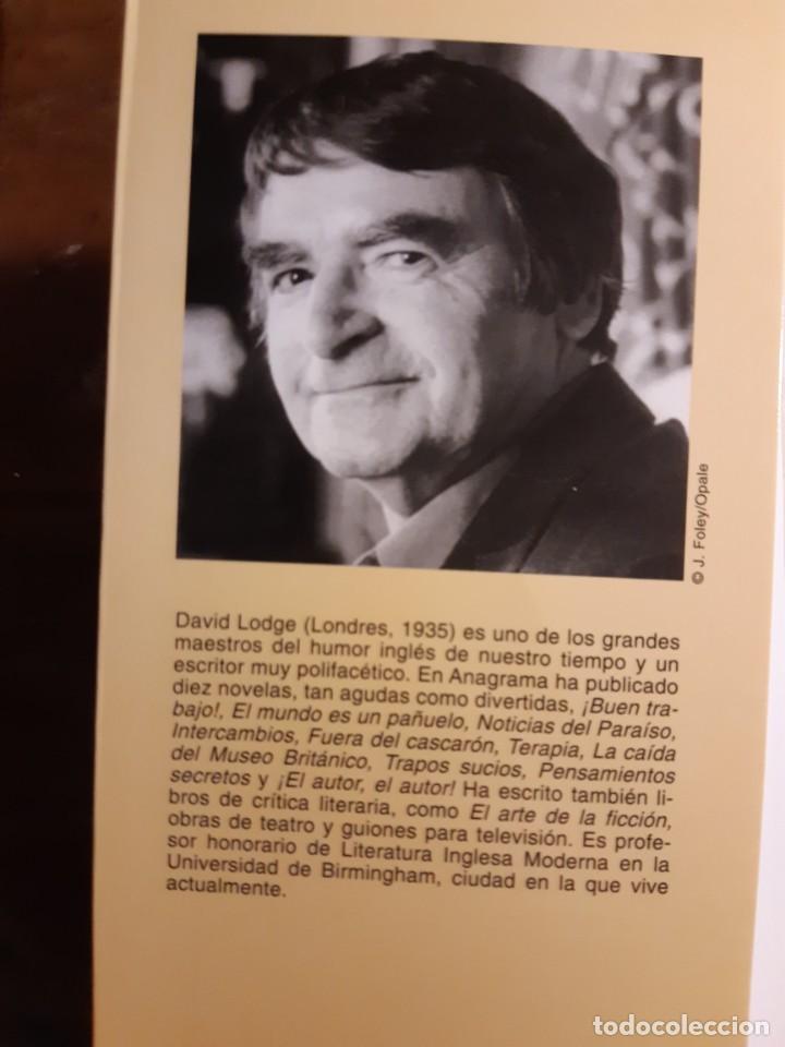 Libros de segunda mano: El autor el autor! David Lodge - Foto 2