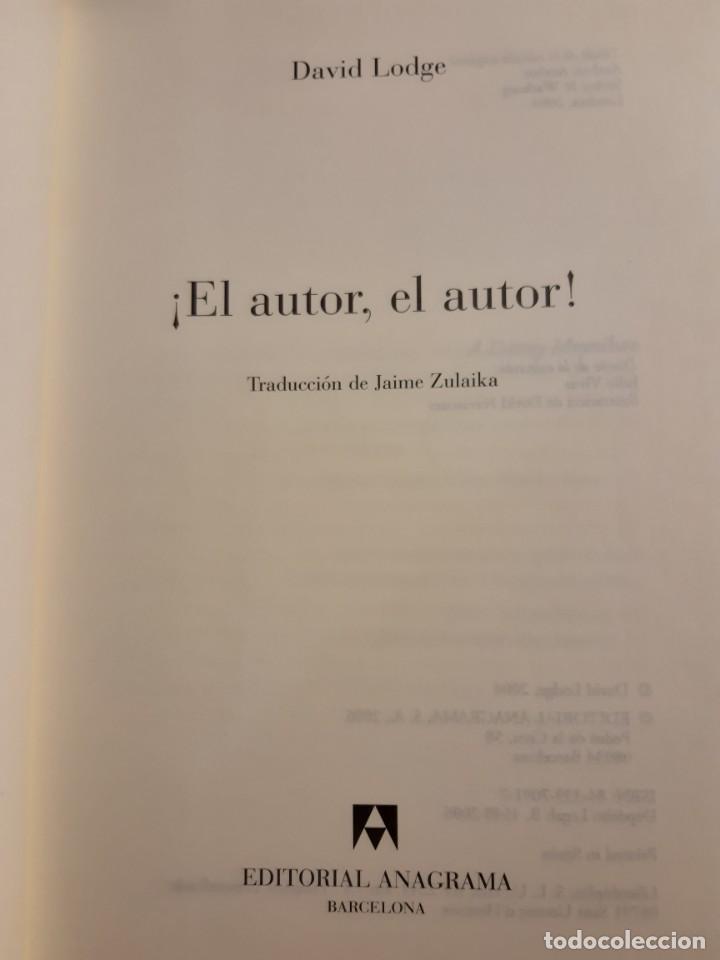 Libros de segunda mano: El autor el autor! David Lodge - Foto 3