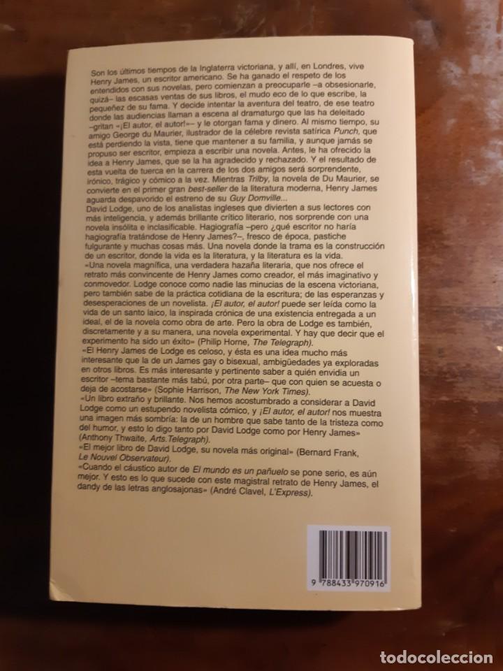 Libros de segunda mano: El autor el autor! David Lodge - Foto 4