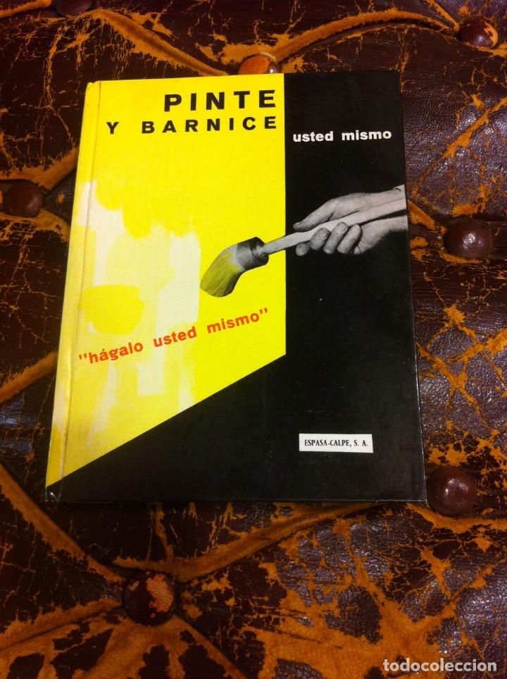 Libros de segunda mano: PINTE Y BARNICE USTED MISMO. ED. ESPASA CALPE, 1965 - Foto 1