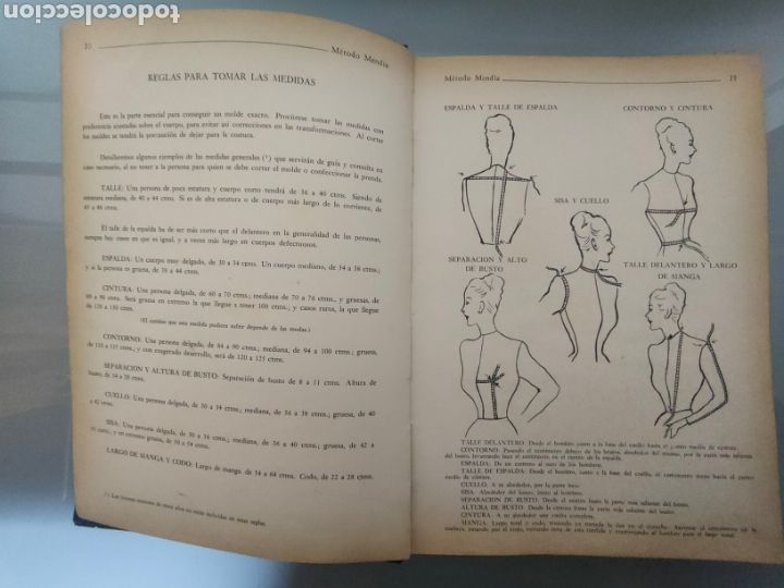 Libros de segunda mano: METODO DE CORTE SISTEMA MENDIA 1967 - Foto 8