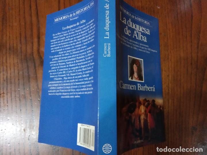 Libros de segunda mano: La duquesa de Alba- Carmen Barber&aacute;. - Foto 2