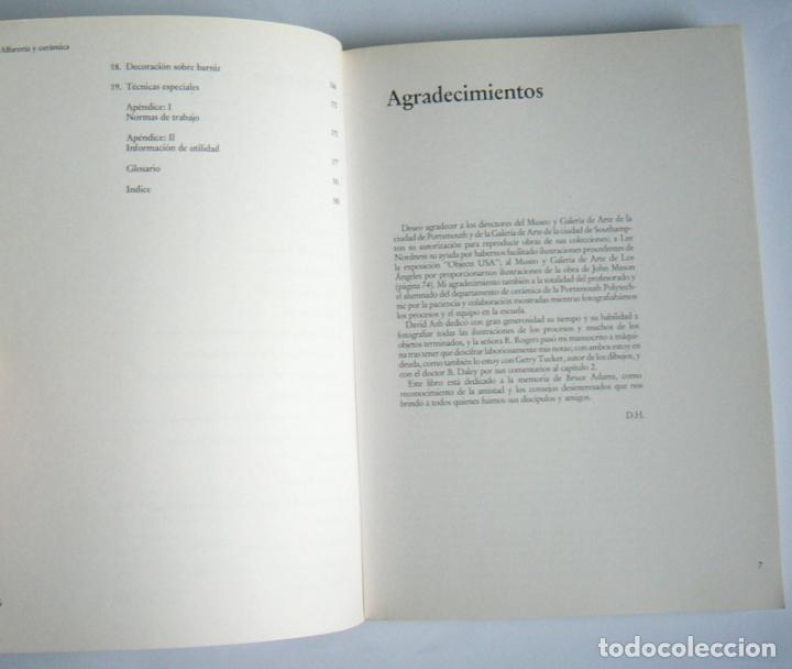Libros de segunda mano: ALFARERIA Y CERAMICA - DAVID HAMILTON - Foto 3