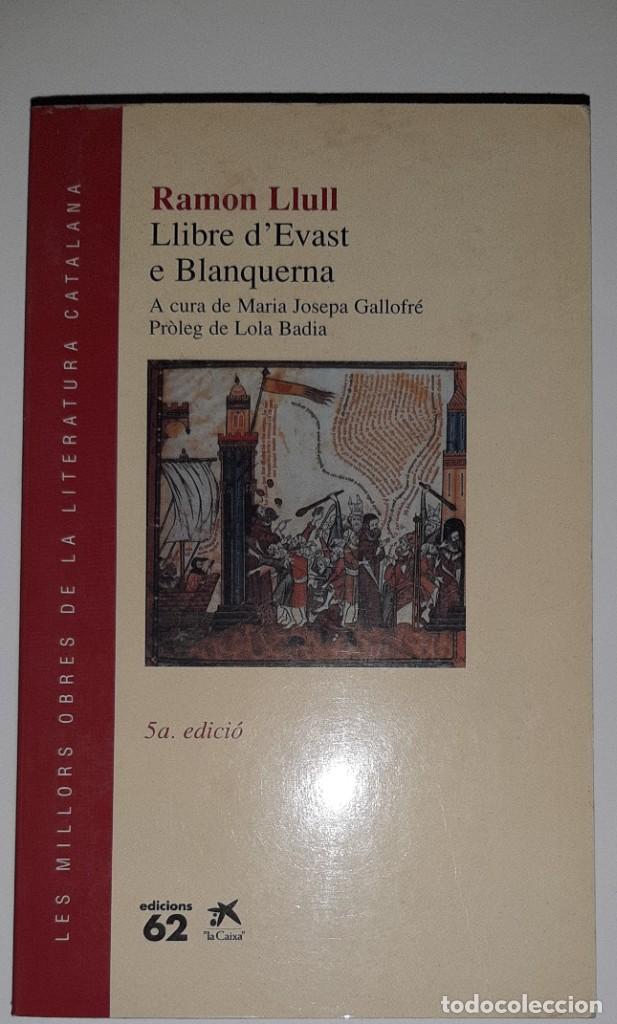 Libros de segunda mano: llibre devast e blanquerna - ramon llull - Foto 1