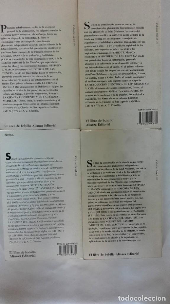 Libros de segunda mano: HISTORIA DE LAS CIENCIAS . STEPHEN MASON - Foto 6
