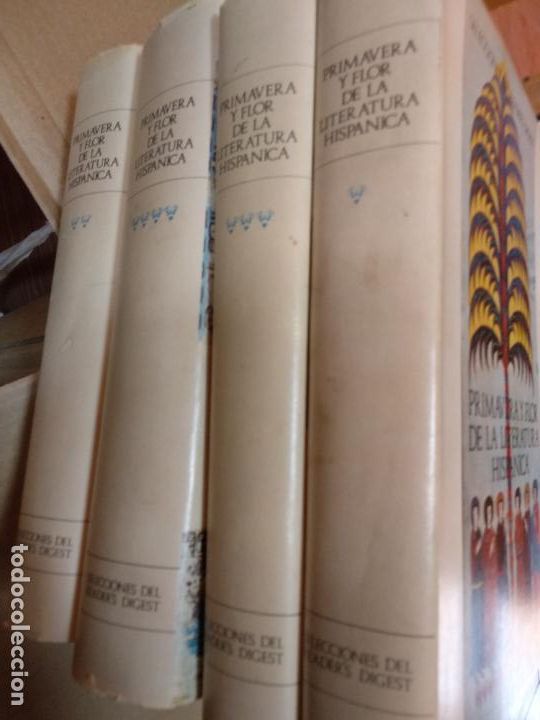 Libri di seconda mano: PRIMAVERA Y FLOR DE LA LITERATURA HISP&Aacute;NICA (4 tomos)