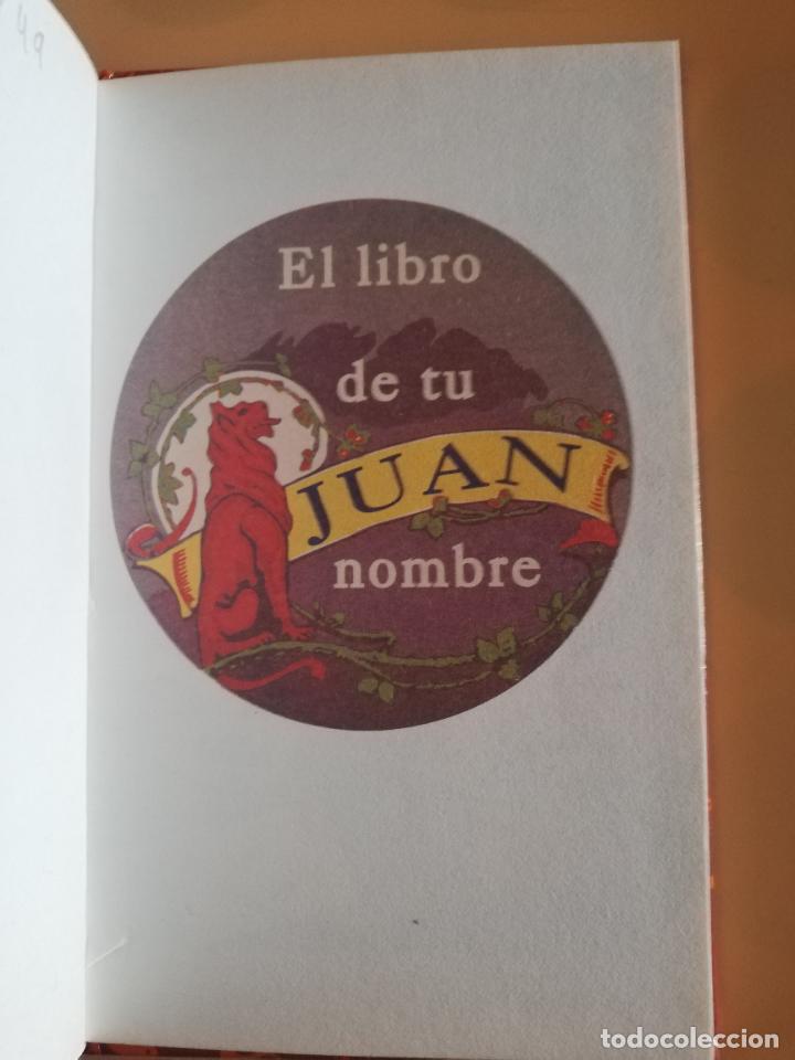 Libros de segunda mano: EL LIBRO DE TU NOMBRE. JUAN. EDICIOES SM. 1995. - Foto 2