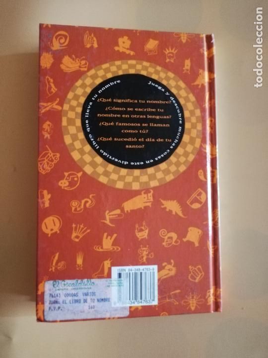 Libros de segunda mano: EL LIBRO DE TU NOMBRE. JUAN. EDICIOES SM. 1995. - Foto 6