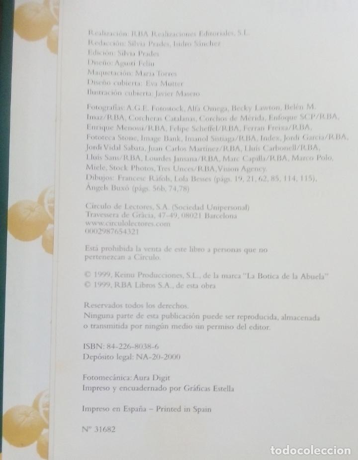Libros de segunda mano: LA BOTICA DE LACABUELA - TRUCOS PARA EL HOGAR - C&Iacute;RCULO DE LECTORES 2000. - Foto 2