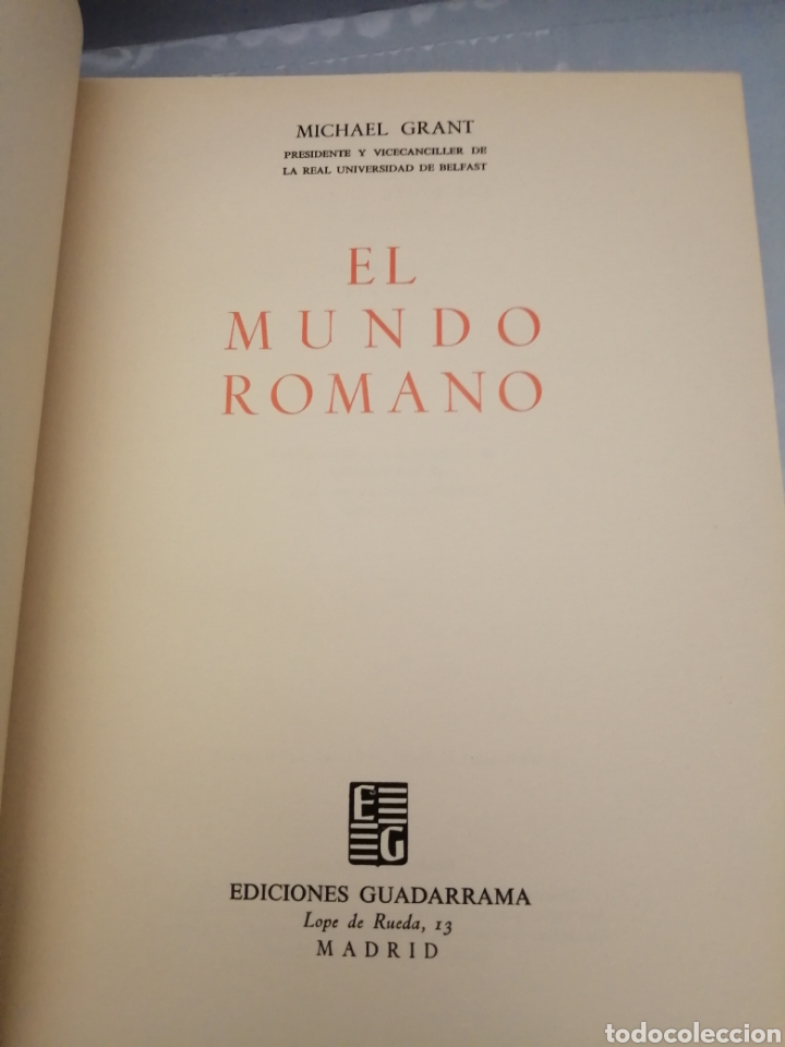 Libros de segunda mano: El mundo romano (Primera edici&oacute;n) - Foto 2