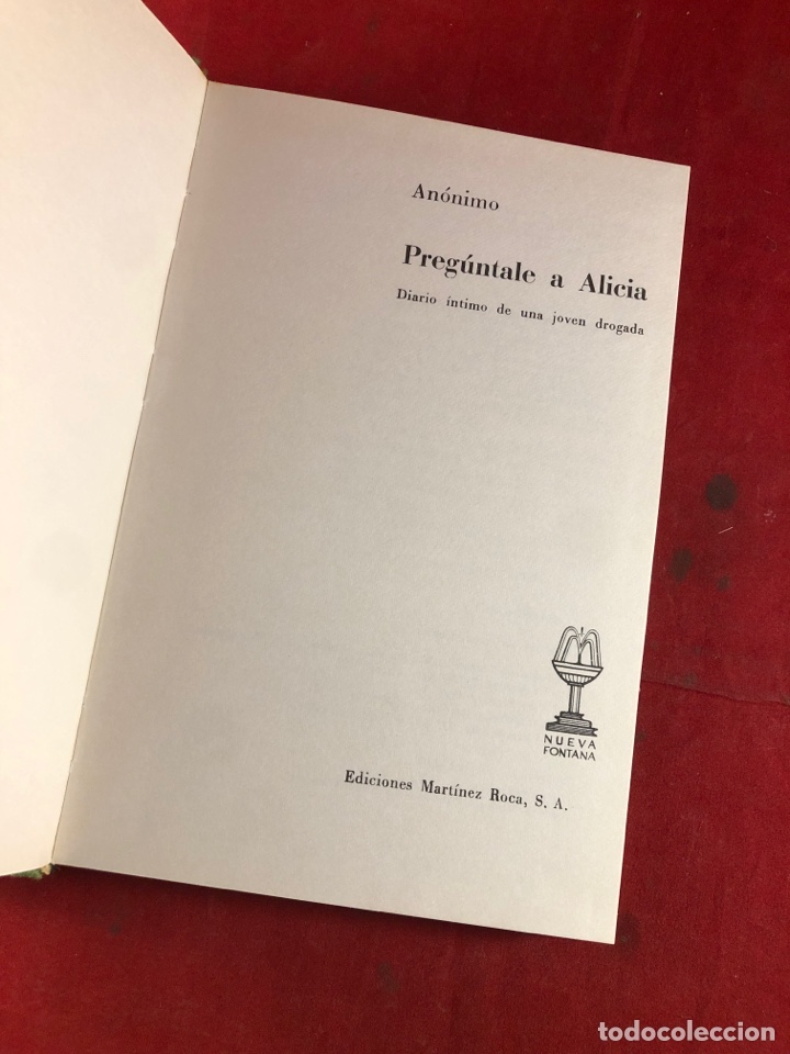 Libros de segunda mano: Preg&uacute;ntale a Alicia - Foto 1