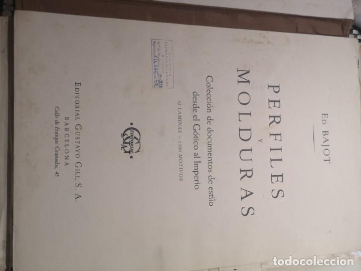 Libros de segunda mano: Libro Perfiles y Molduras, Editorial Gustavo Gili - Foto 2