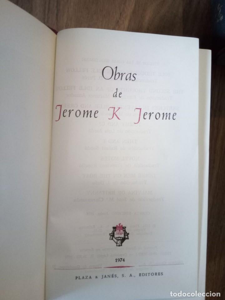 Libros de segunda mano: Jerome K. Jerome - Obras - Foto 2