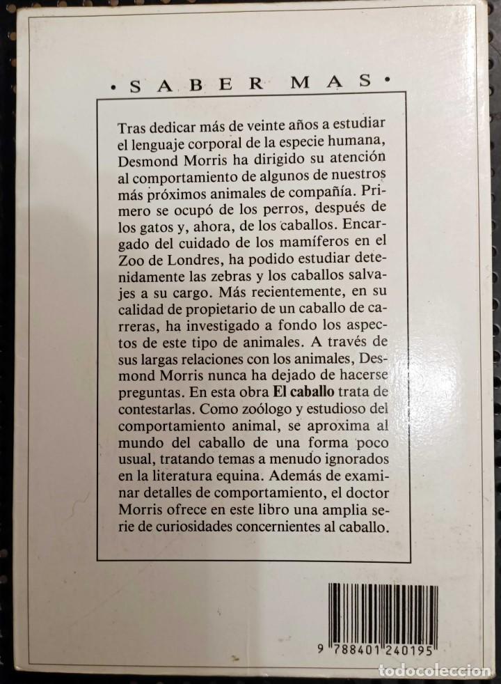Libros de segunda mano: ❤️ Libro El Caballo, Desmond Morris, 1990 ❤️ - Foto 2