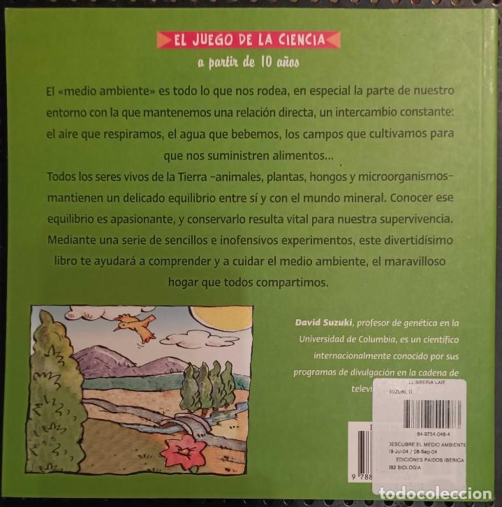 Libros de segunda mano: ❤️ LIBRO Descubre el medio ambiente, David Suzuki, 2003 ❤️ - Foto 3