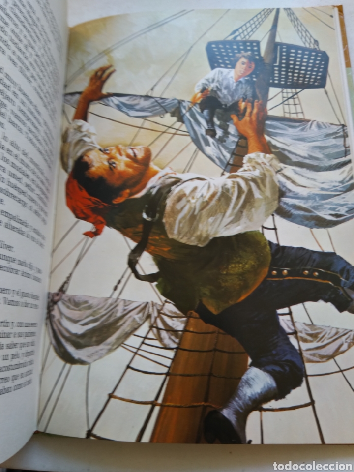 Libros de segunda mano: LA ISLA DEL TESORO ILUSTRADO/ROBERT LOUIS STEVENSON - Foto 4