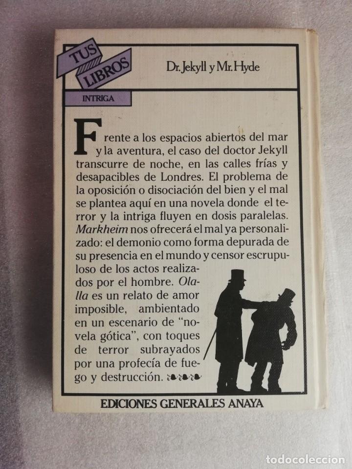 Libros de segunda mano: TUS LIBROS ANAYA 9 EL EXTRA&Ntilde;O CASO DEL DR. JEKYLL Y MR. HYDE, ROBERT L. STEVENSON. - Foto 3