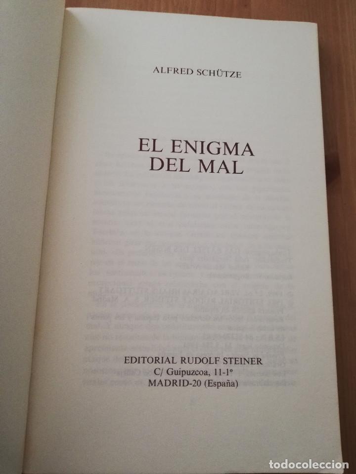 Libros de segunda mano: EL ENIGMA DEL MAL (ALFRED SCH&Uuml;TZE) - Foto 2