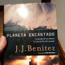 Libros de segunda mano: J J BENÍTEZ. PLANETA ENCANTADO. LA HUELLA DE LOS DIOSES. LA ISLA DEL FIN DEL MUNDO.