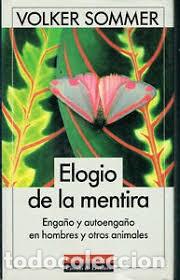 Libros de segunda mano: elogio de la mentira Volker Sommer - Foto 1