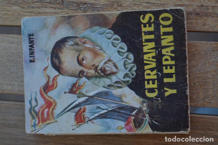 Libros de segunda mano: ENCICLOPEDIA PULGA NUMERO 145 CERVANTES Y LEPANTO, DE BLAS INFANTE