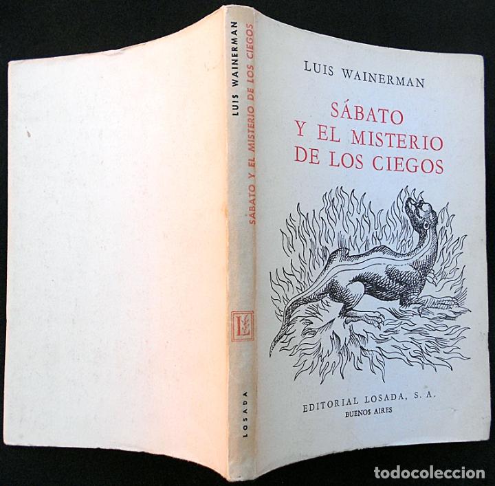 Libros de segunda mano: S&aacute;bato y el misterio de los ciegos - Luis Wainerman - Losada (1971) ESCASO - Foto 2