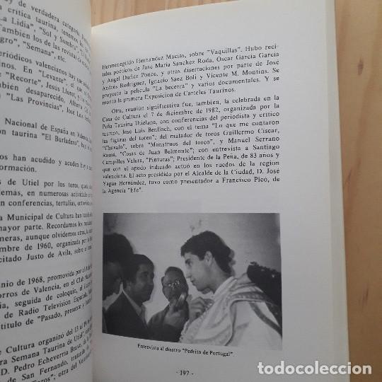 Libros de segunda mano: TOROS EN UTIEL - JOS&Eacute; MART&Iacute;NEZ ORTIZ - Foto 6
