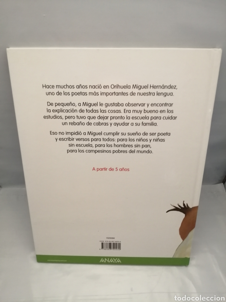 Libros de segunda mano: Mi primer libro sobre Miguel Hern&aacute;ndez (Primera edici&oacute;n) - Foto 2