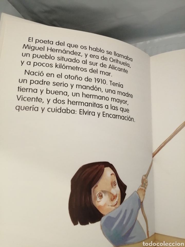 Libros de segunda mano: Mi primer libro sobre Miguel Hern&aacute;ndez (Primera edici&oacute;n) - Foto 4