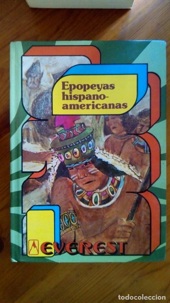 Libros de segunda mano: Epopeyas hispanoamericanas. Edit.: Everest. - Foto 1
