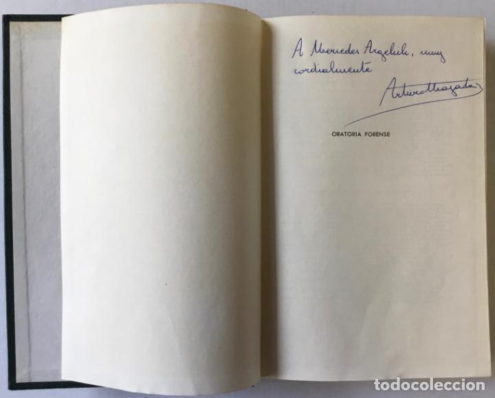 Libros de segunda mano: ORATORIA FORENSE. - MAJADA, Arturo. DEDICADO. - Foto 2