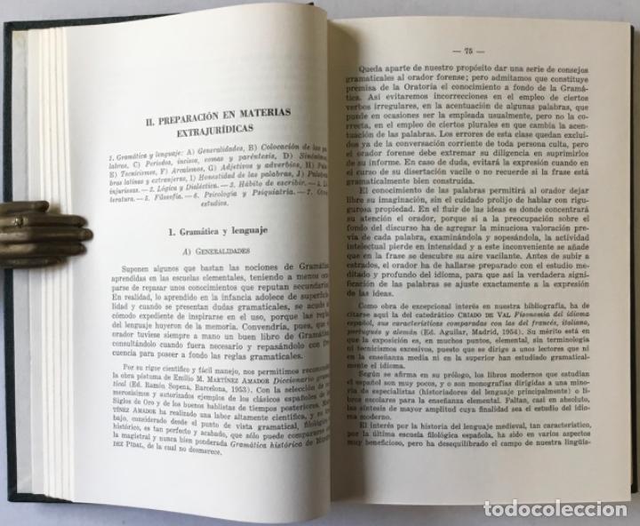 Libros de segunda mano: ORATORIA FORENSE. - MAJADA, Arturo. DEDICADO. - Foto 4