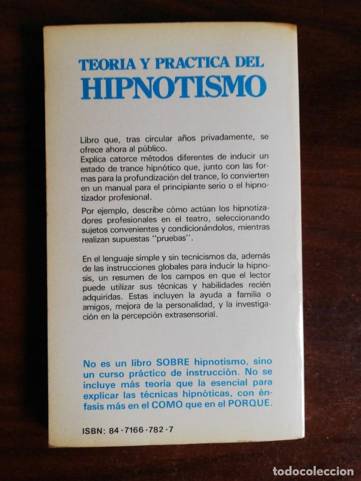 Libros de segunda mano: TEORIA Y PRACTICA DEL HIPNOTISMO. WILLIAM J. OUSBY. - Foto 3