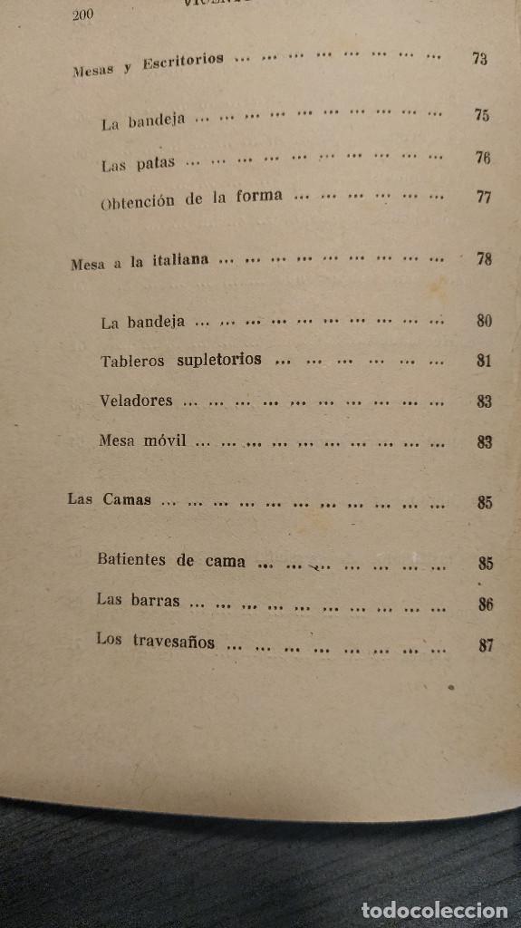 Libros de segunda mano: EL EBANISTA. VICENTE GUARDIOLA. - Foto 8