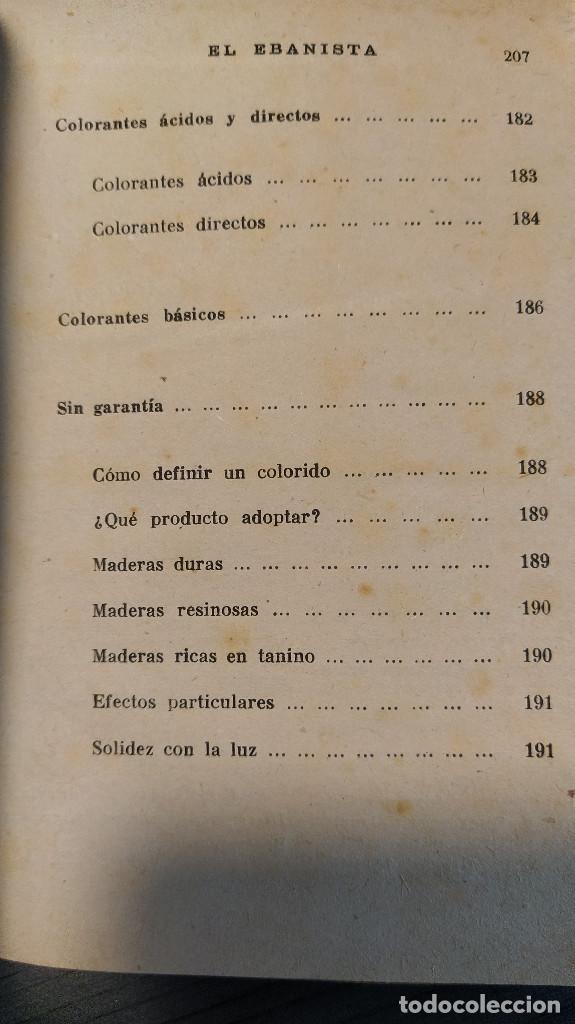 Libros de segunda mano: EL EBANISTA. VICENTE GUARDIOLA. - Foto 13