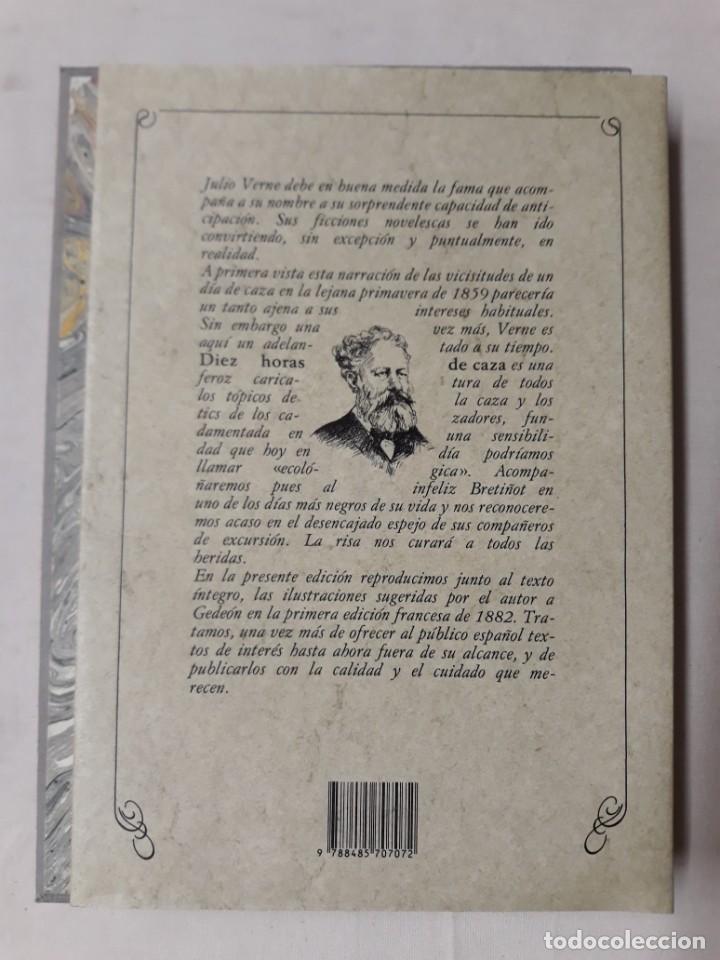 Libros de segunda mano: VERNE, JULIO. DIEZ HORAS DE CAZA - Foto 3