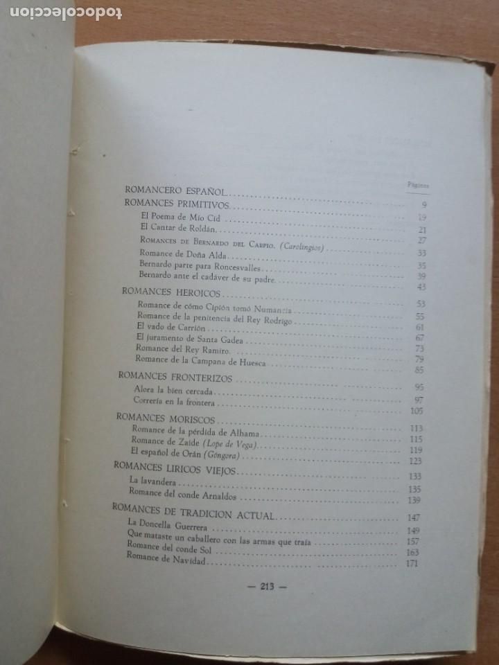Libros de segunda mano: ROMANCERO ESPA&Ntilde;OL. ESCUELA SINDICAL - Foto 2