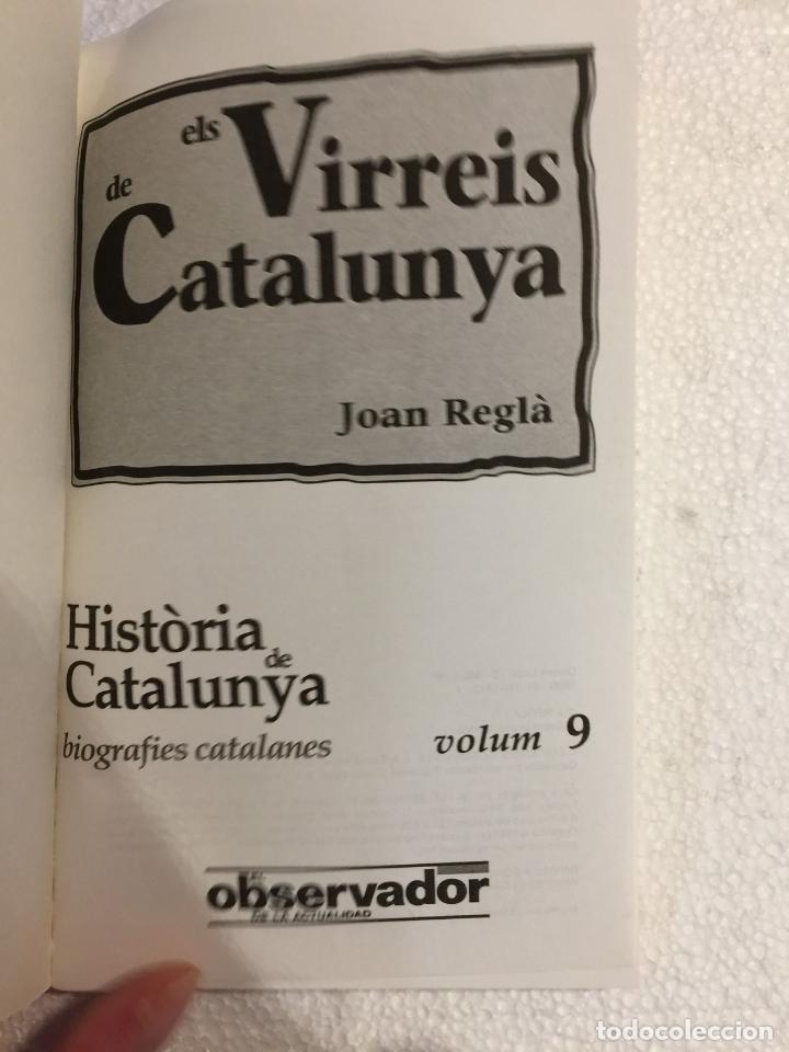 Libros de segunda mano: Els virreis de Catalunya - Joan Regl&agrave; - Foto 2