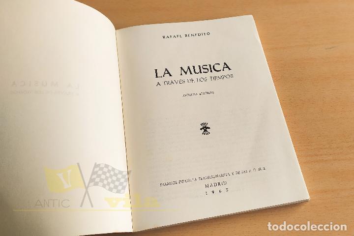 Libros de segunda mano: Rafael Benedito - Historia de la Musica - 1963 - Foto 4